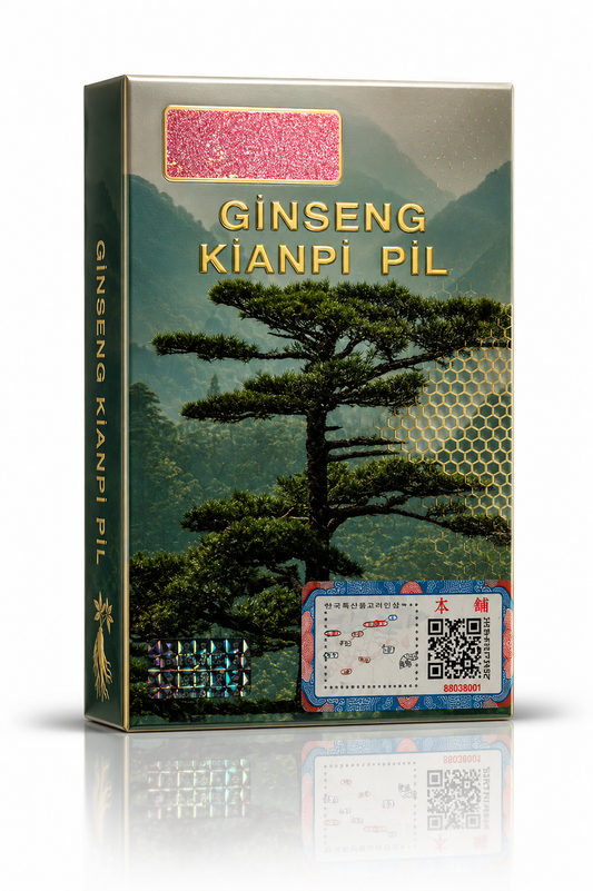 Ginseng Kianpi Pil Capsules Herbal Ginseng Supplement Bottle Pack